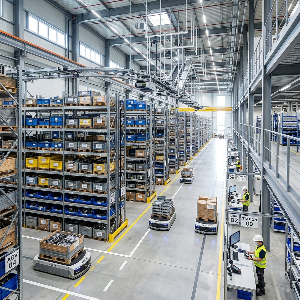 MRO procurement specialist working in a warehouse